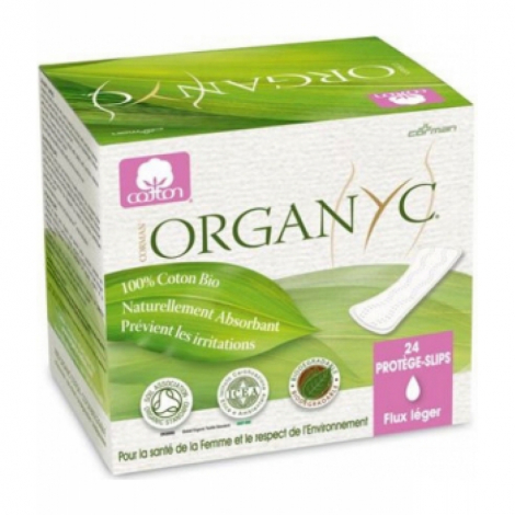 Organyc Protège Slips Pochettes Individuelles Boîte de 24 Organyc