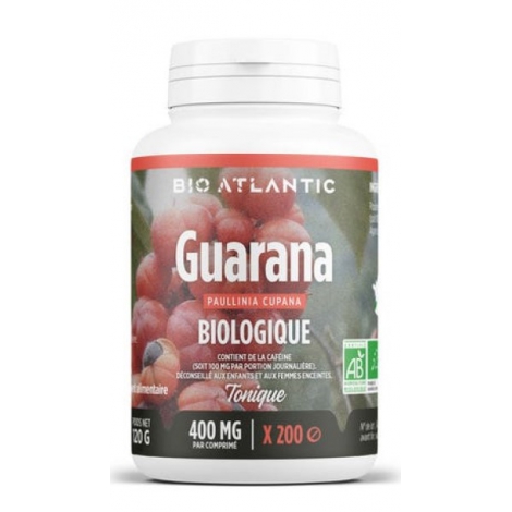GPH Diffusion Guarana bio 400mg 200 comprimés
