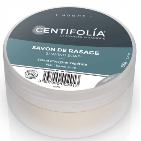 Centifolia Savon de rasage boite 65 gr Savon à barbe peau sensible dans sa boite Onaturel