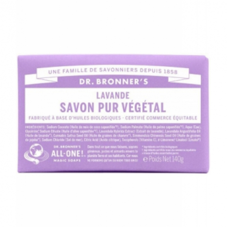 Dr Bronners Savon solide à la Lavande
