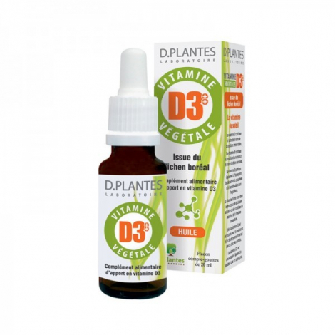 d-plantes D. Plantes - Vitamine D3+ + Végétale - flacon 20 ml