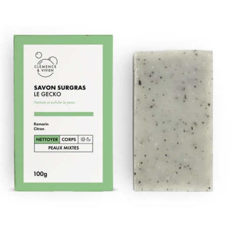 Clemence & Vivien Savon à froid Le Gecko Exfoliant 100g Clemence & Vivien