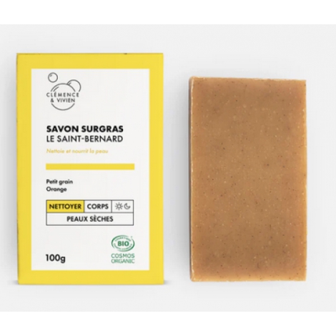 Clemence & Vivien Savon à froid Le Saint Bernard Nourrissant 100g Clemence & Vivien