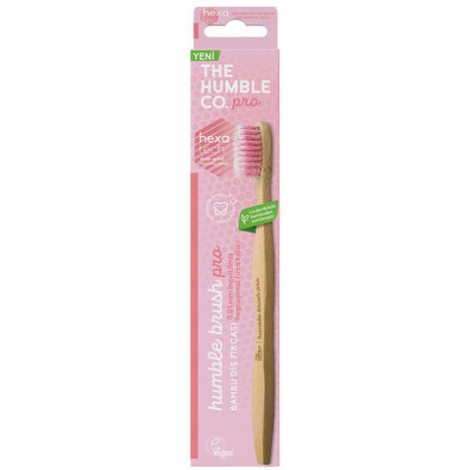 Humble Brush Brosse à dents adultes rose Humble Brush