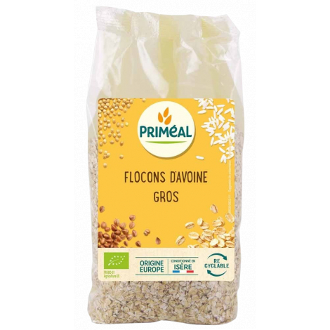 Primeal Flocons d'avoine gros 500g