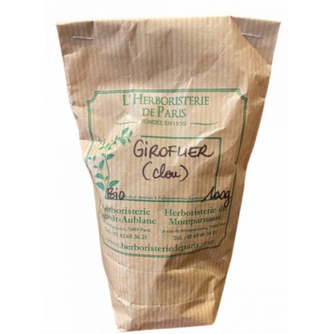 Herboristerie de Paris Giroflier bouton floral Clou de girofle Bio 100 gr Herboristerie De Paris