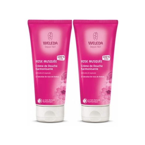 Weleda Duo crèmes de douche à la Rose Musquée 400ml
