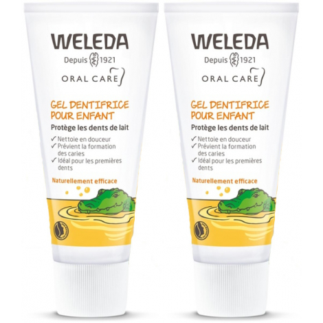 Weleda Duo Gel dentifrice enfant dents de lait 50ml Weleda