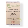 Lauralep Le savon d'Alep à l'Argile Rouge 150g