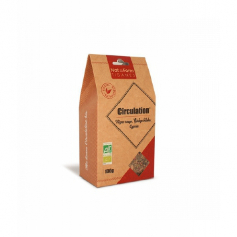Nat et Form Tisane Circulation Bio - 100 gr