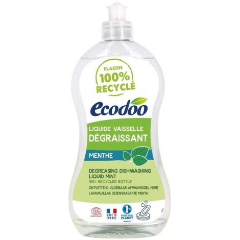 Liquide vaisselle écologique ultra dégraissant Menthe Vinaigre 500ml
