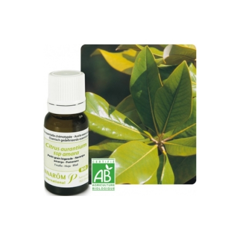 Pranarôm Oranger amer Petit Grain Bigarade Bio Flacon compte gouttes 10ml