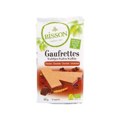 Bisson Gaufrettes chocolat 190g Bisson