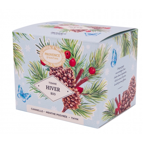 Provence D Antan Tisane Be Cube Hiver bio 20 sachets 36 gr recharge carton Provence D Antan