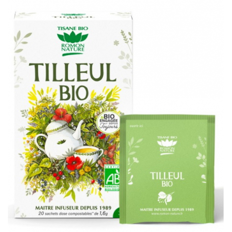 Romon Nature Tisane Tilleul bio 20 sachets 32g
