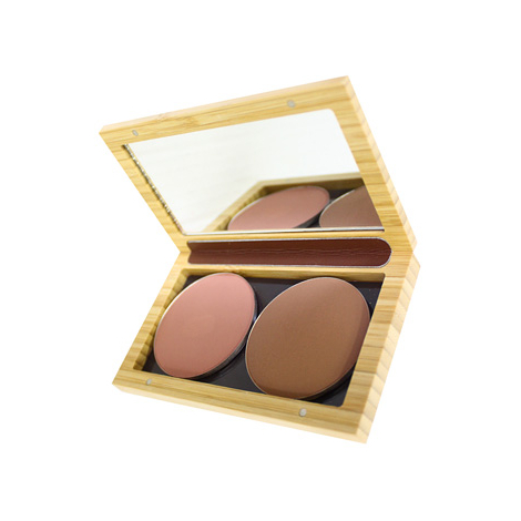 Zao  Boîtier bambou magnétique Petit modèle rechargeable vide