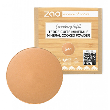 Zao  Recharge Terre cuite minérale 341 Cuivre Doré 15g