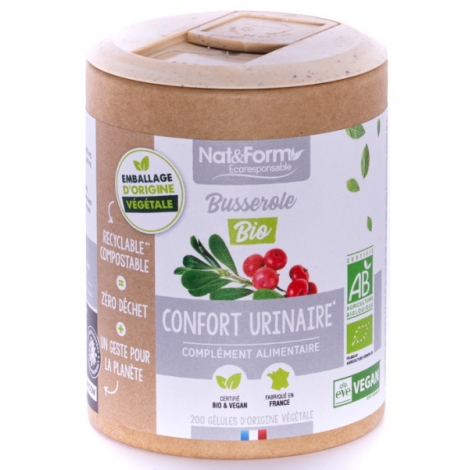Nat et Form Busserole Bio 200 gélules Nat et Form