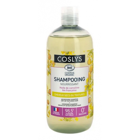 Coslys Shampooing cheveux secs à l'huile de cameline bio 500ml Coslys