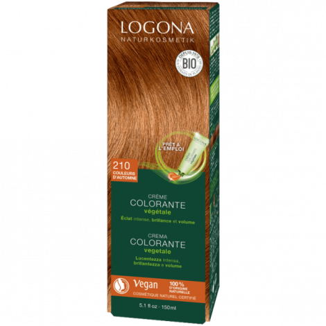 Logona Crème colorante Couleurs d'Automne cheveux chatains 150ml Logona