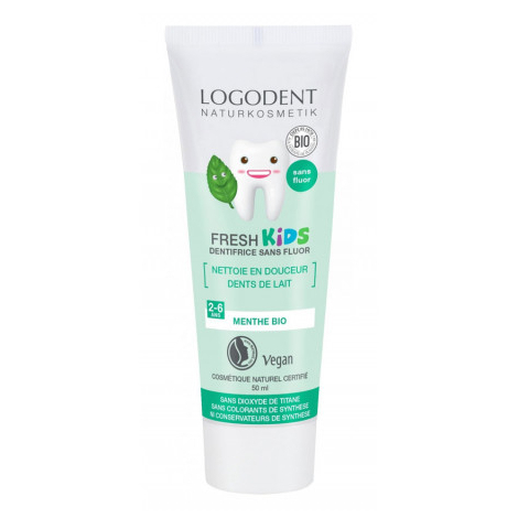 Logona Dentifrice fresh Kids Menthe douce 50ml Onaturel