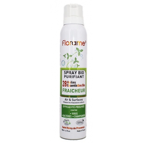 Florame Spray purifiant fraîcheur aux 28 huiles essentielles 180 ml Florame