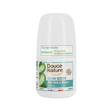 Douce Nature Déodorant à billes rechargeable à l'Aloé véra du Mexique 50ml Douce Nature
