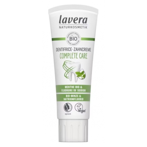 Lavera Dentifrice Menthe complete care au fluor 75 ml Lavera