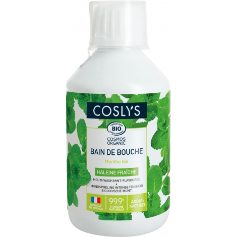 Coslys Bain de bouche protection complète fraîcheur intense arôme Menthe 250ml Coslys