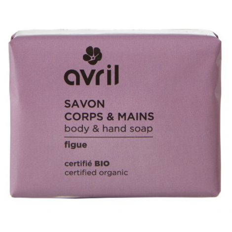 Avril Beauté Savon de Provence Corps et Mains Figue 100 gr Onaturel