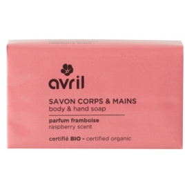 Avril Savon corps et mains Framboise 100g 100g Avril Beauté