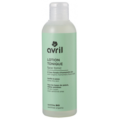 Avril Beauté Lotion tonique à l'eau florale d'hamamelis 200 ml Onaturel