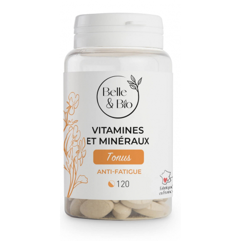 Belle et Bio Vitamines et minéraux naturels 120 gélules Belle et Bio