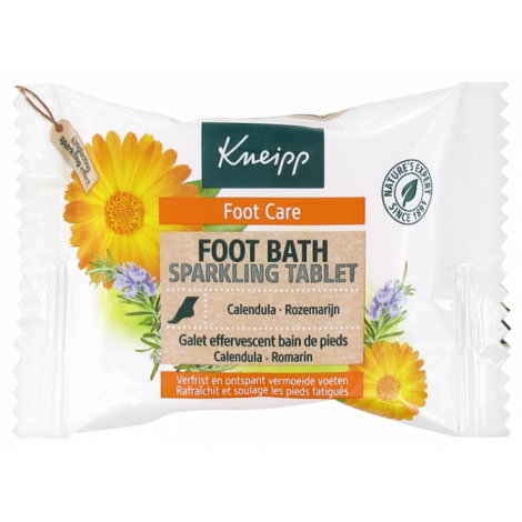 Kneipp Galet effervescent pour bain de Pied 80gr Onaturel