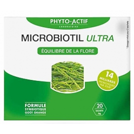 Phyto-Actif Microbiotil Ultra Bio Ferments Lactiques 20 sachets 120g Phyto-Actif