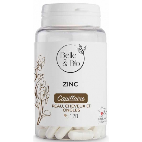 Belle et Bio Pidolate de Zinc 120 gélules Belle et Bio