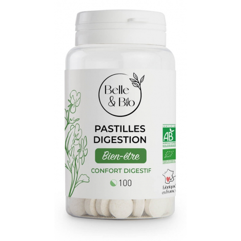 Belle et Bio 100 Pastilles Digestion aux Huiles essentielles Onaturel