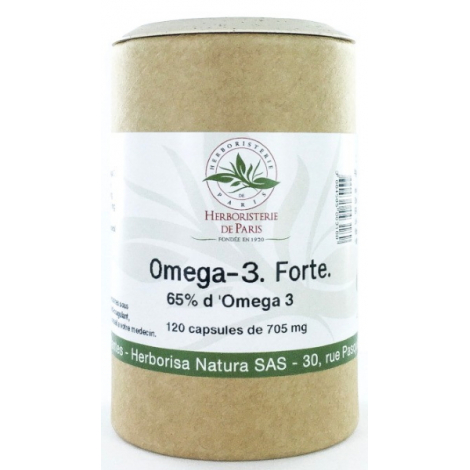 Herboristerie de Paris Omega 3 forte 65% 120 capsules de 705 mg Herboristerie De Paris