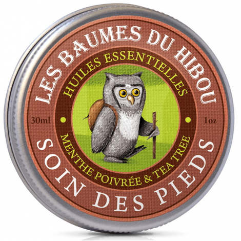 Baume Du Hibou Baume de massage soin des pieds 30ml Onaturel Oléanat