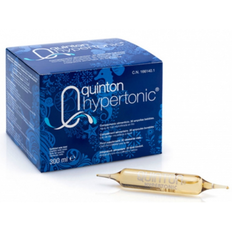 Quinton Hypertonic buvable 30 ampoules buvables Onaturel
