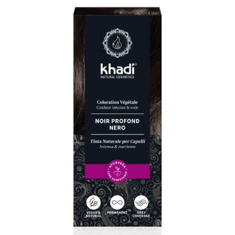 Khadi Teinture aux Plantes Noir 100g Khadi