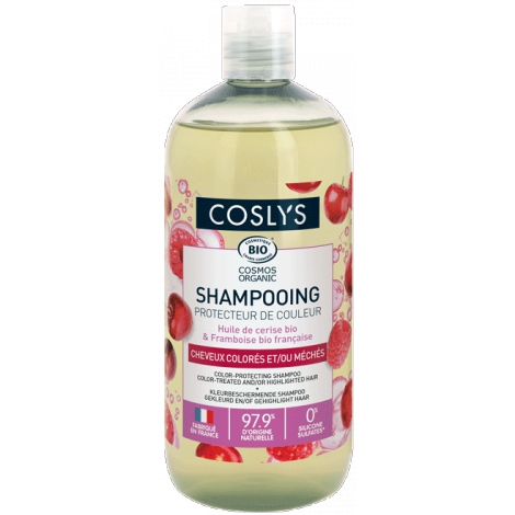 Coslys Shampooing Protecteur de couleur cheveux colorés 500ml Coslys