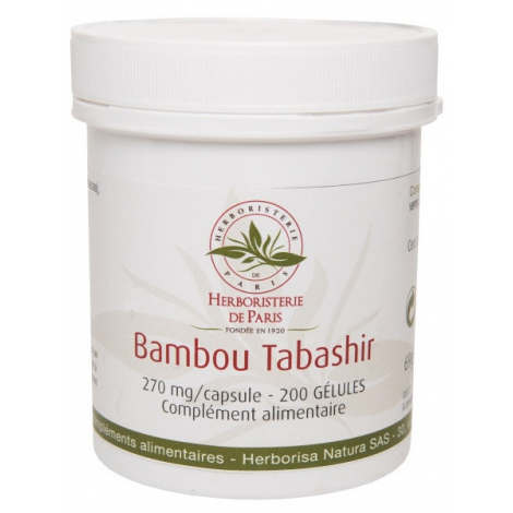 Herboristerie de Paris Bambou Tabashir silicium organique 200 gélules Herboristerie De Paris