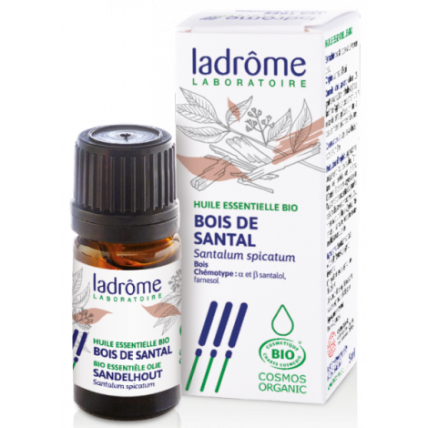 Ladrome Bois de Santal Bio 5ml huile essentielle Onaturel