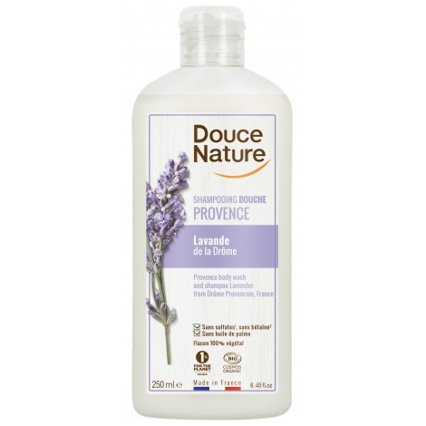 Douce Nature Shampoing Douche Provence Lavande de la Drôme 250 ml Douce Nature