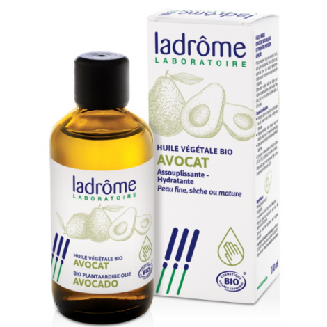 Ladrome Huile végétale d'Avocat assouplissante et hydratante 100ml Ladrome