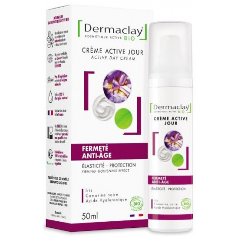 Dermaclay Crème active jour Fermeté Anti age 50ml Dermaclay