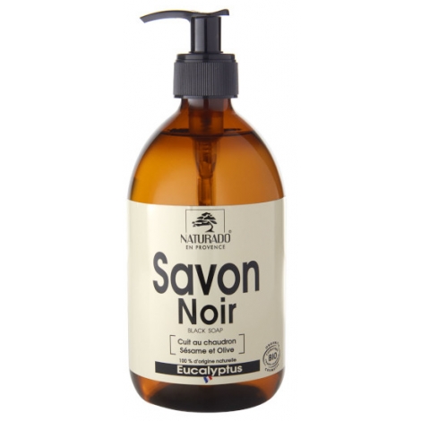 Naturado Savon Douche Noir Eucalyptus 500ml Naturado