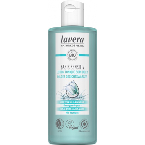 Lavera Lotion Tonique Douce Aloe vera et Mauve 200ml Lavera