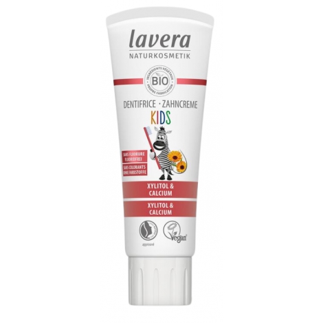 Lavera Dentifrice enfant Basis Fraise Calendula Calcium 75ml Lavera